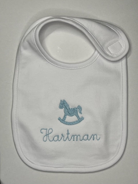 Boy's Rocking Horse Bib